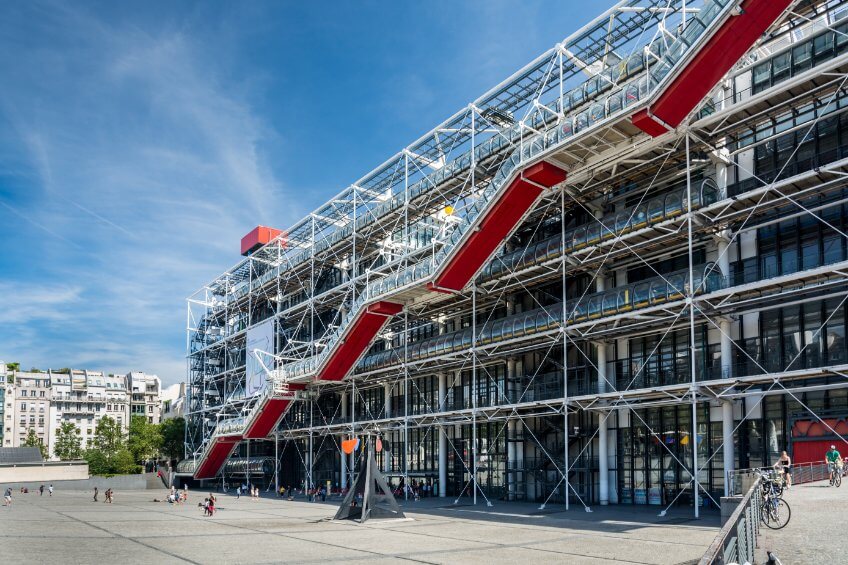 Le Centre d’art et de culture Pompidou à Paris